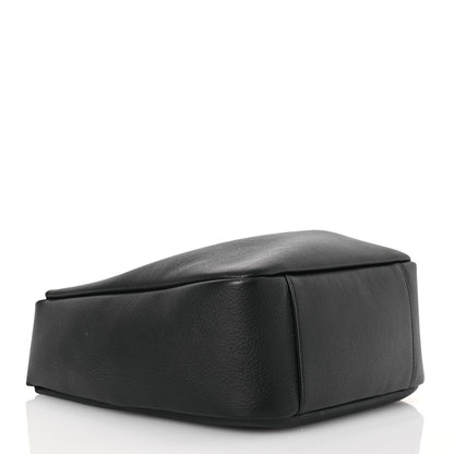 Saint Laurent Smooth Calfskin Small Le 5 A 7 Soft Hobo Black 4 of 17