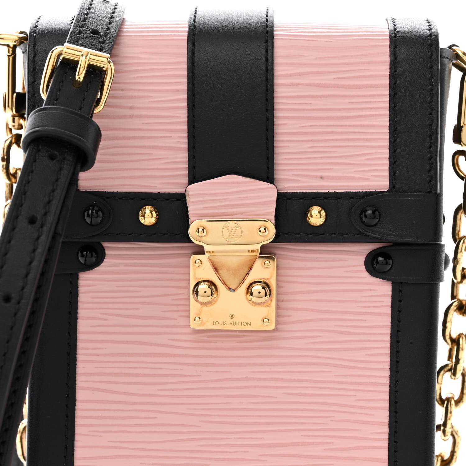 Louis Vuitton Epi Pochette Trunk Verticale Rose Ballerine 7 of 9
