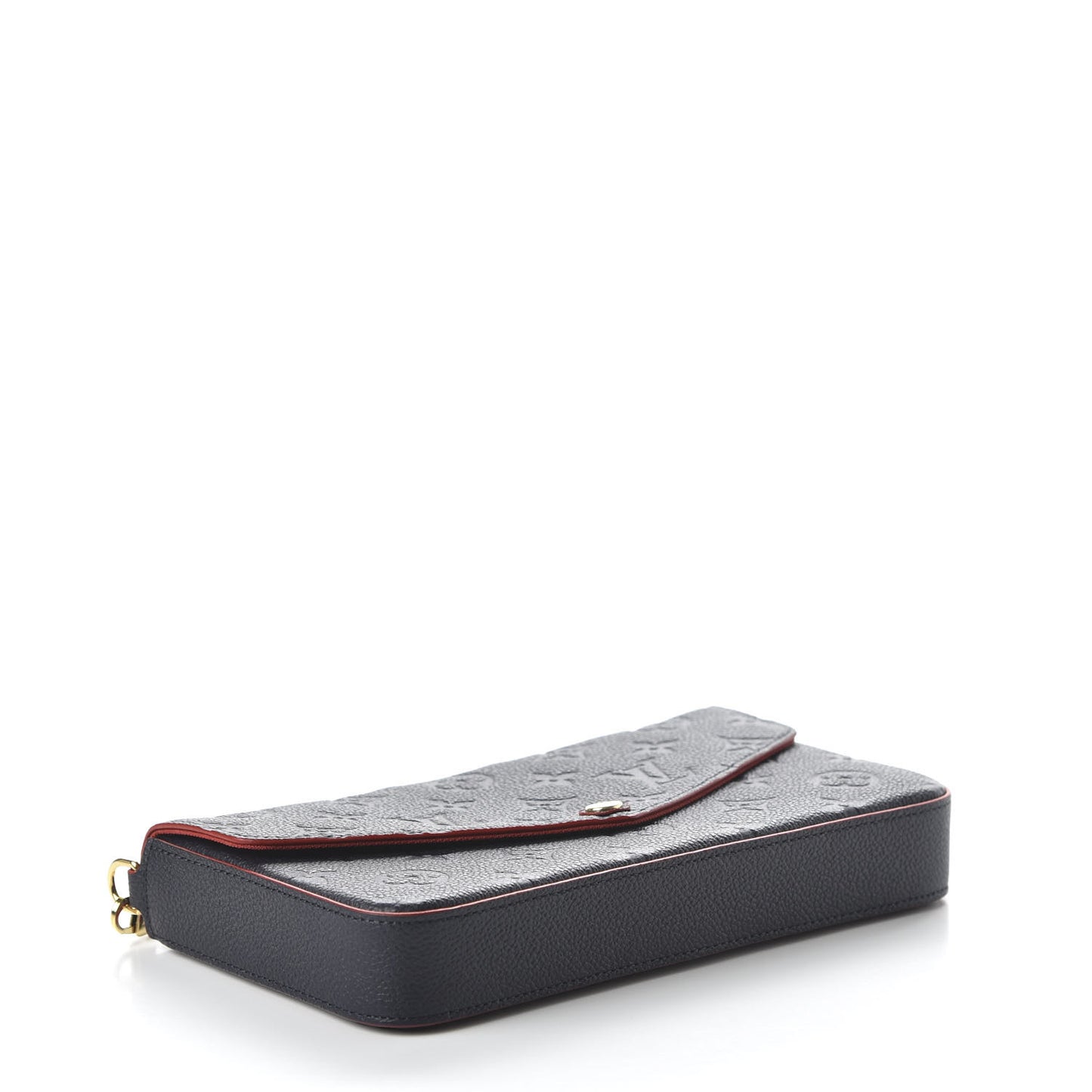Empreinte Pochette Felicie Chain Wallet Marine Rouge