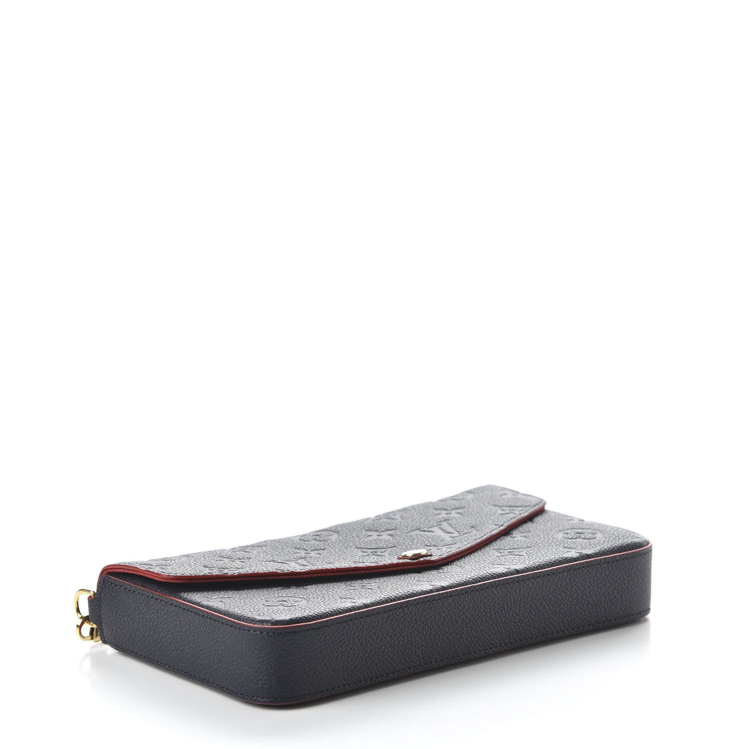 Louis Vuitton Empreinte Pochette Felicie Chain Wallet Marine Rouge 4 of 10