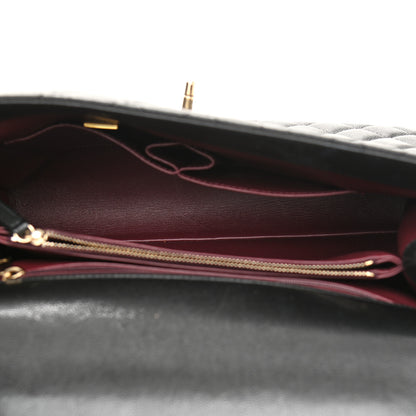 Chanel Caviar Quilted Medium Coco Handle Flap Black 9 of 27