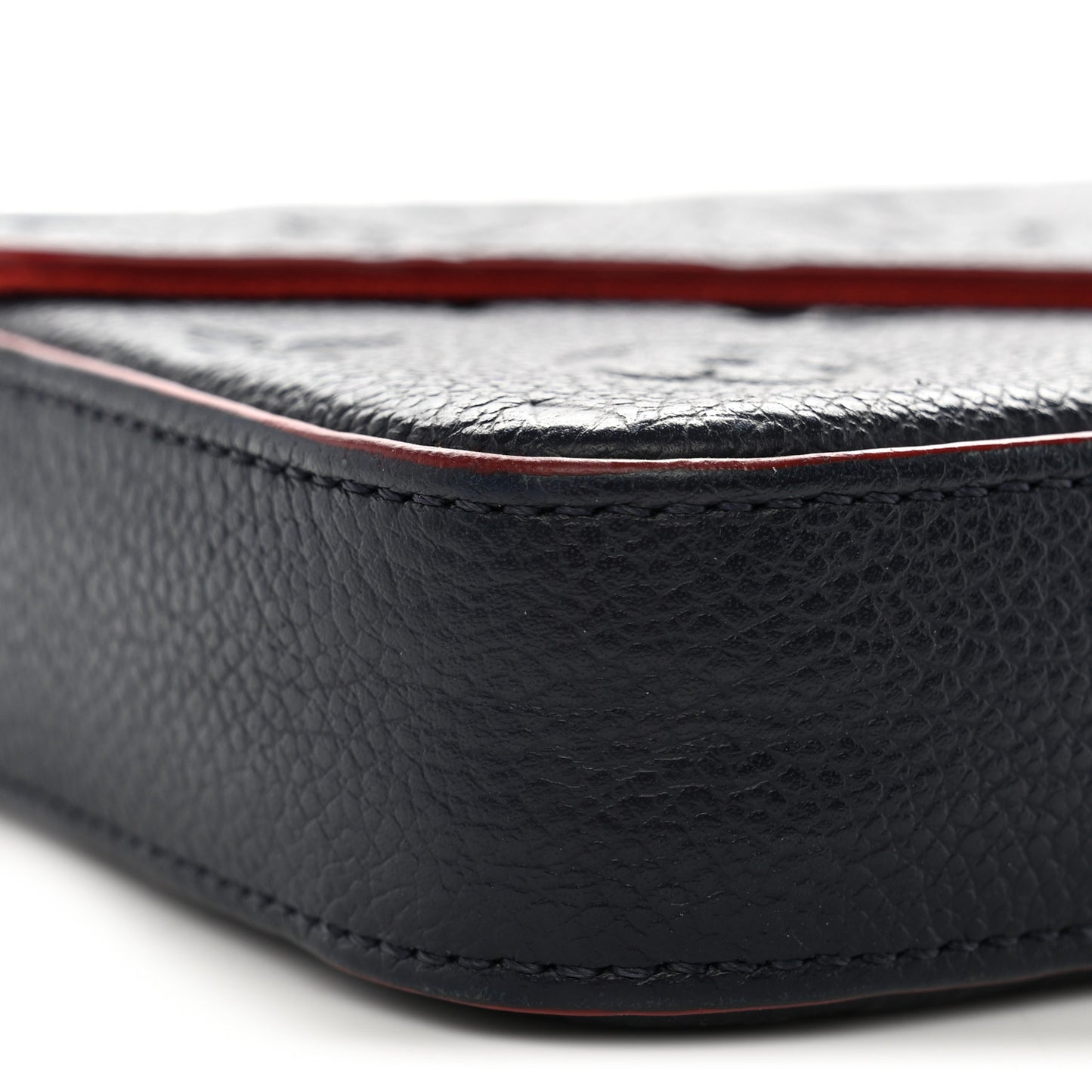 Empreinte Pochette Felicie Chain Wallet Marine Rouge
