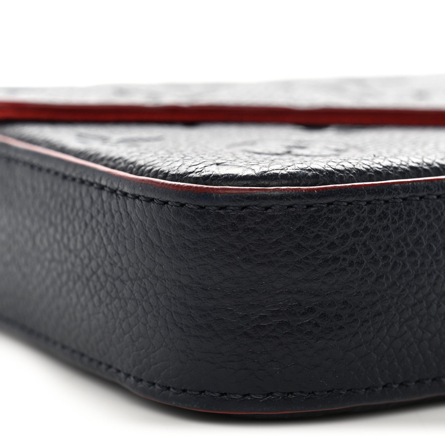 Louis Vuitton Empreinte Pochette Felicie Chain Wallet Marine Rouge 10 of 13