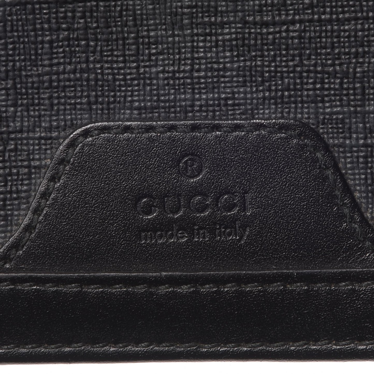 GG Supreme Monogram Bi-Fold Wallet Black Grey