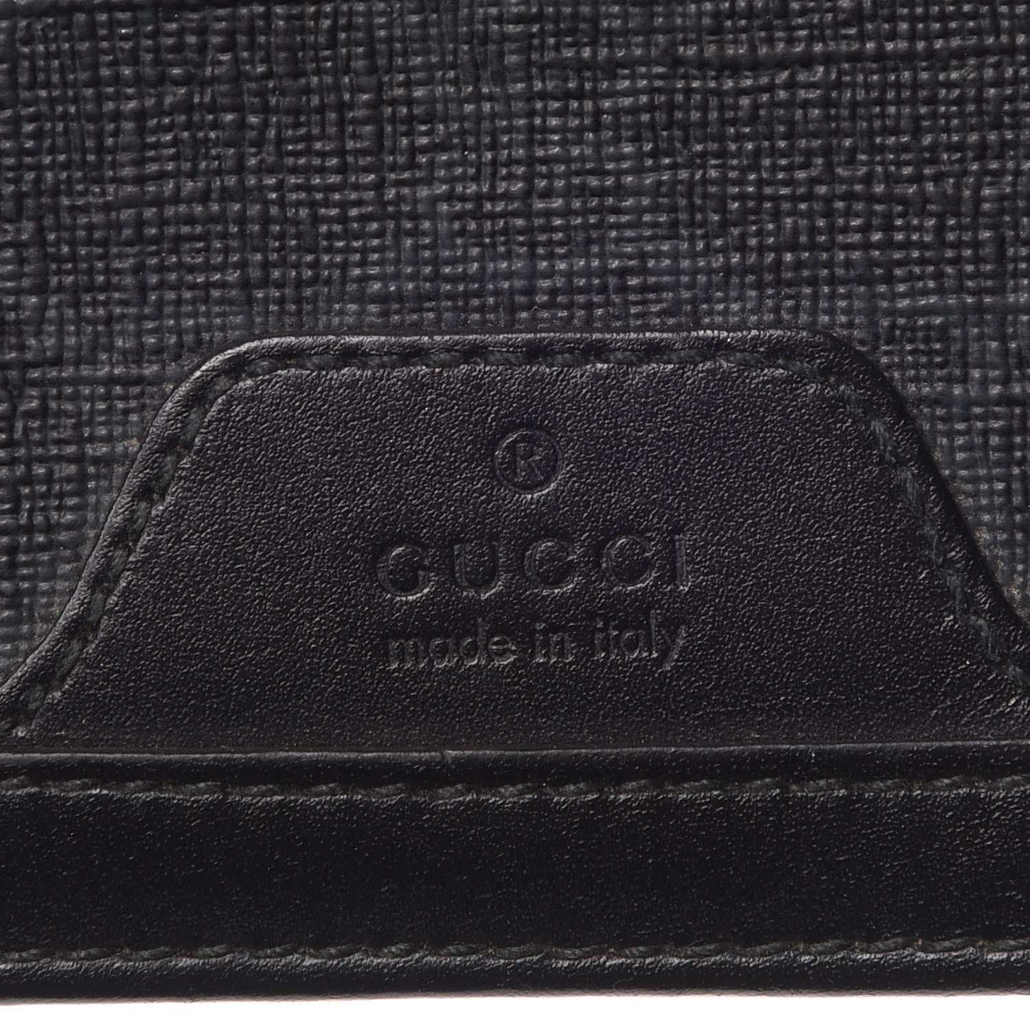 Gucci GG Supreme Monogram Bi-Fold Wallet Black Grey 8 of 11