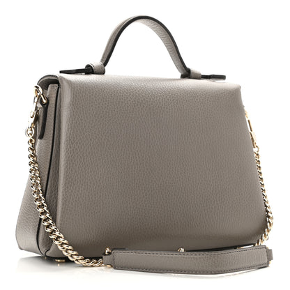 Gucci Dollar Calfskin Interlocking G Top Handle Shoulder Bag Loess 3 of 10