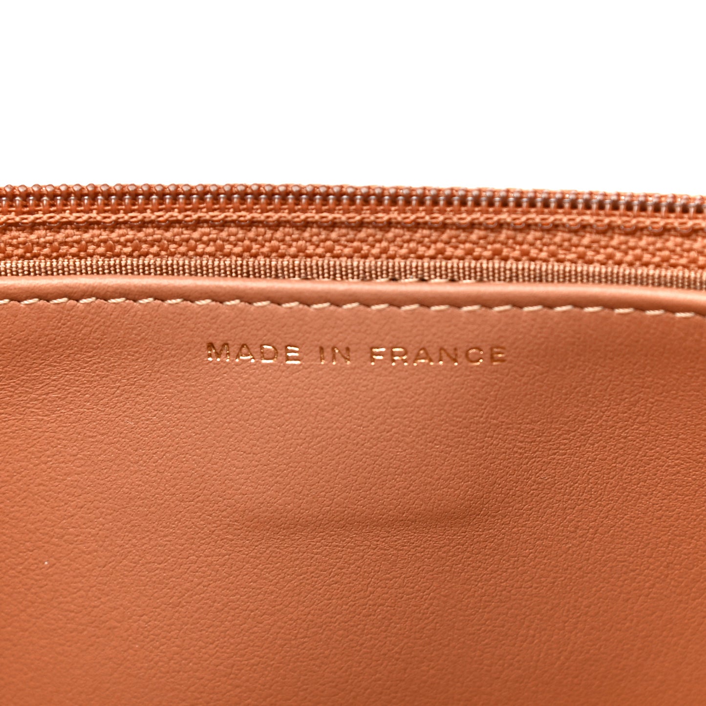 Caviar Quilted Boy Wallet On Chain WOC Brown