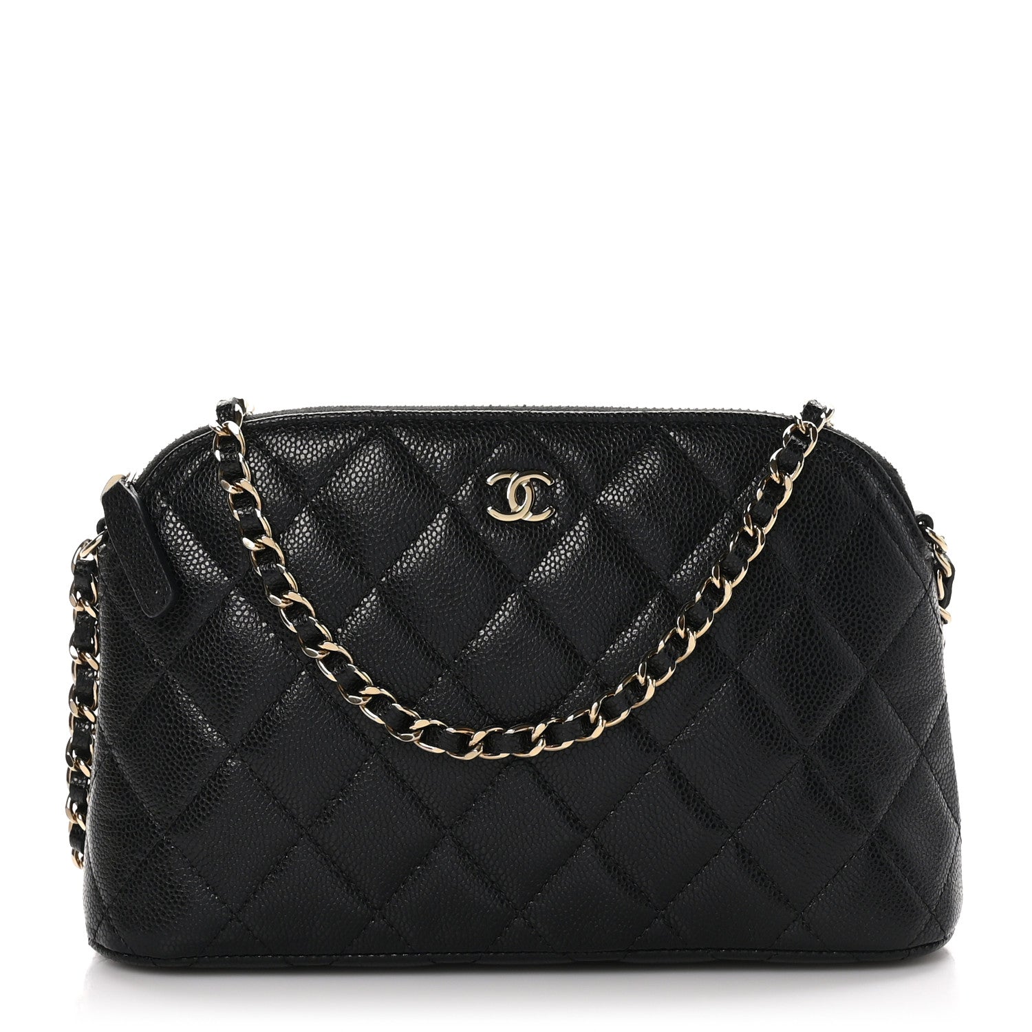 Chanel Caviar Quilted Classic Clutch with Chain Black 1 of 10