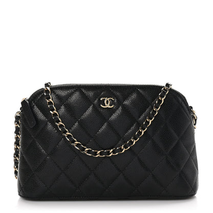 Chanel Caviar Quilted Classic Clutch with Chain Black 1 of 10