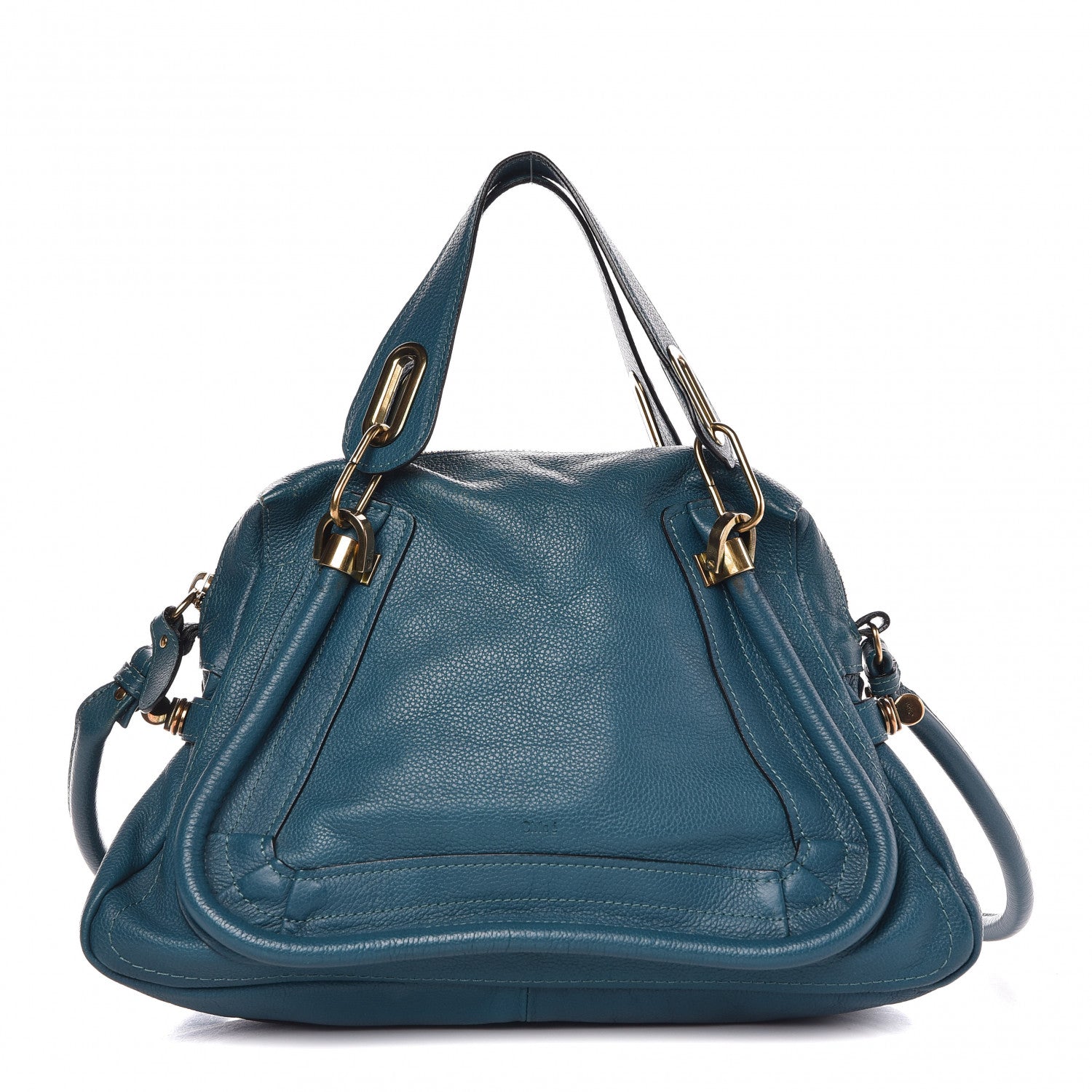 Chloe Calfskin Medium Paraty Peacock Blue 1 of 11