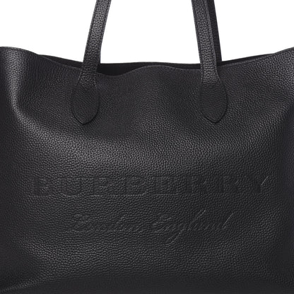Burberry Grainy Calfskin Remington Tote Black 7 of 9