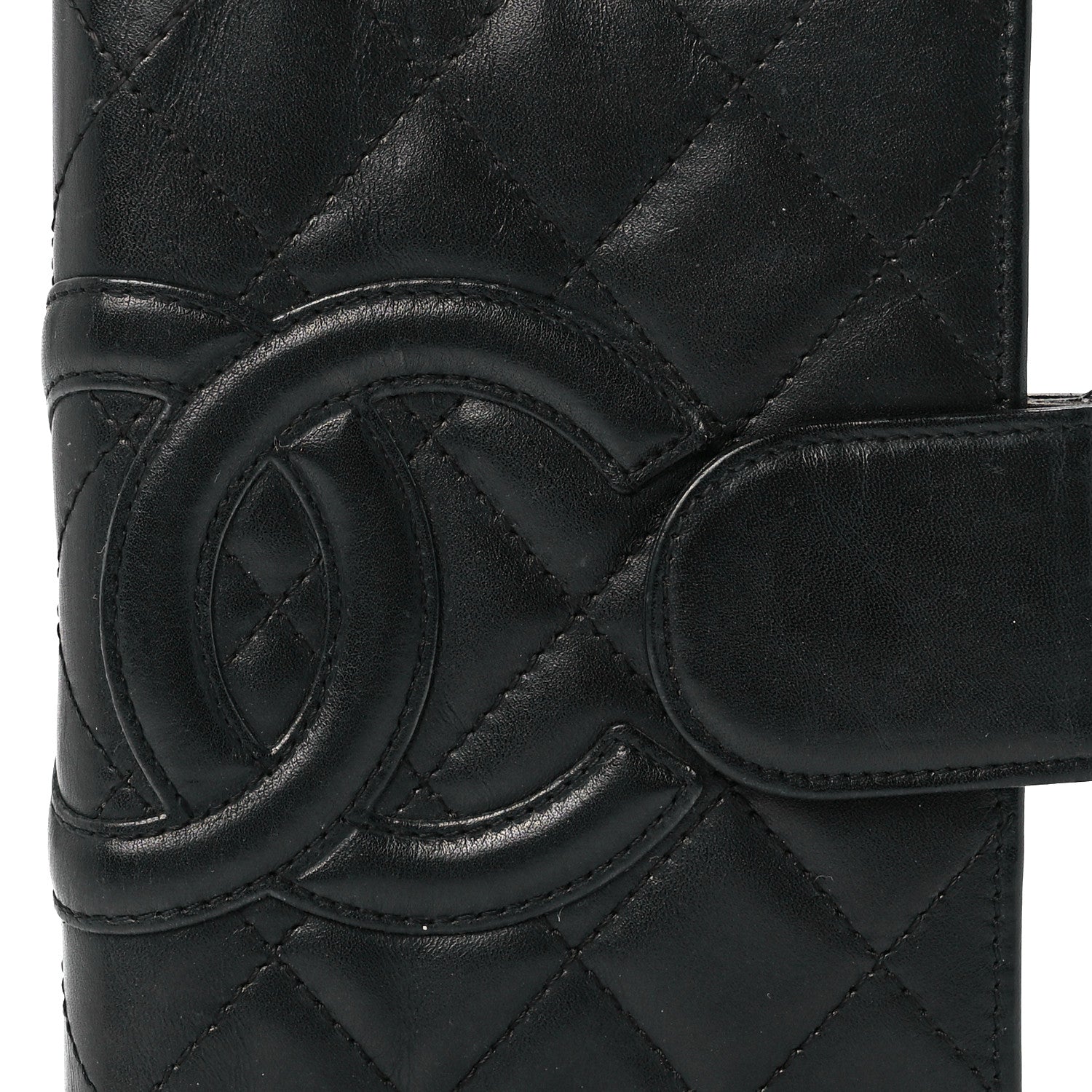 Chanel Calfskin Quilted Small Cambon Agenda Planner Black 10 of 14