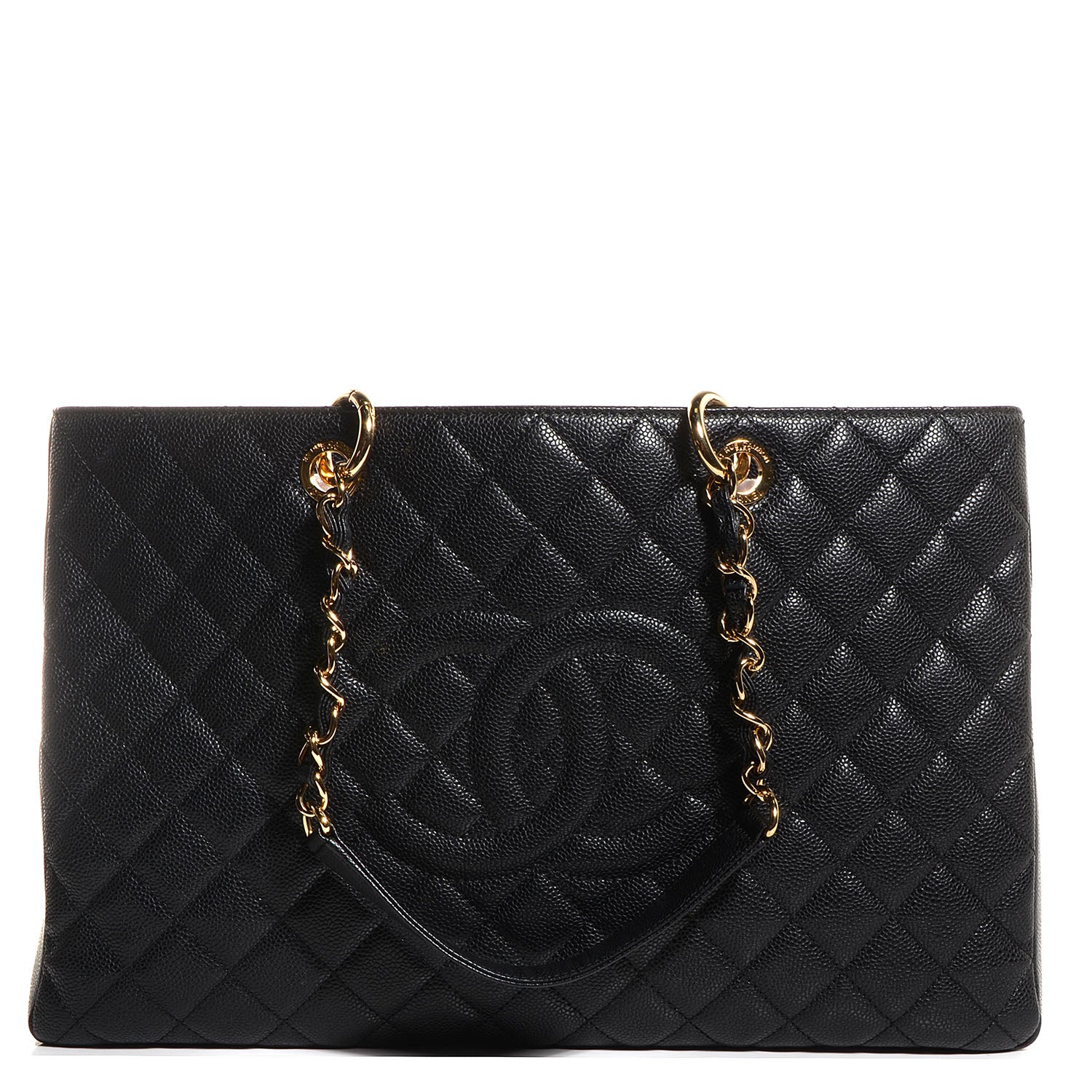 Chanel Caviar XL Grand Shopping Tote GST Black 1 of 8