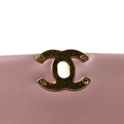 Chanel Lambskin Quilted Color Match Small Flap Light Pink 11 of 12