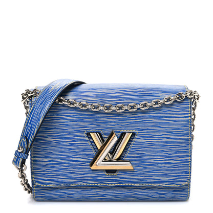 Louis Vuitton Epi Twist Shoulder Bag MM Denim Light 1 of 10