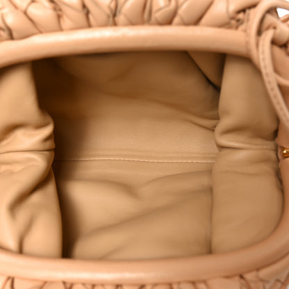 Bottega Veneta Nappa Intrecciato The Mini Pouch Almond 5 of 10