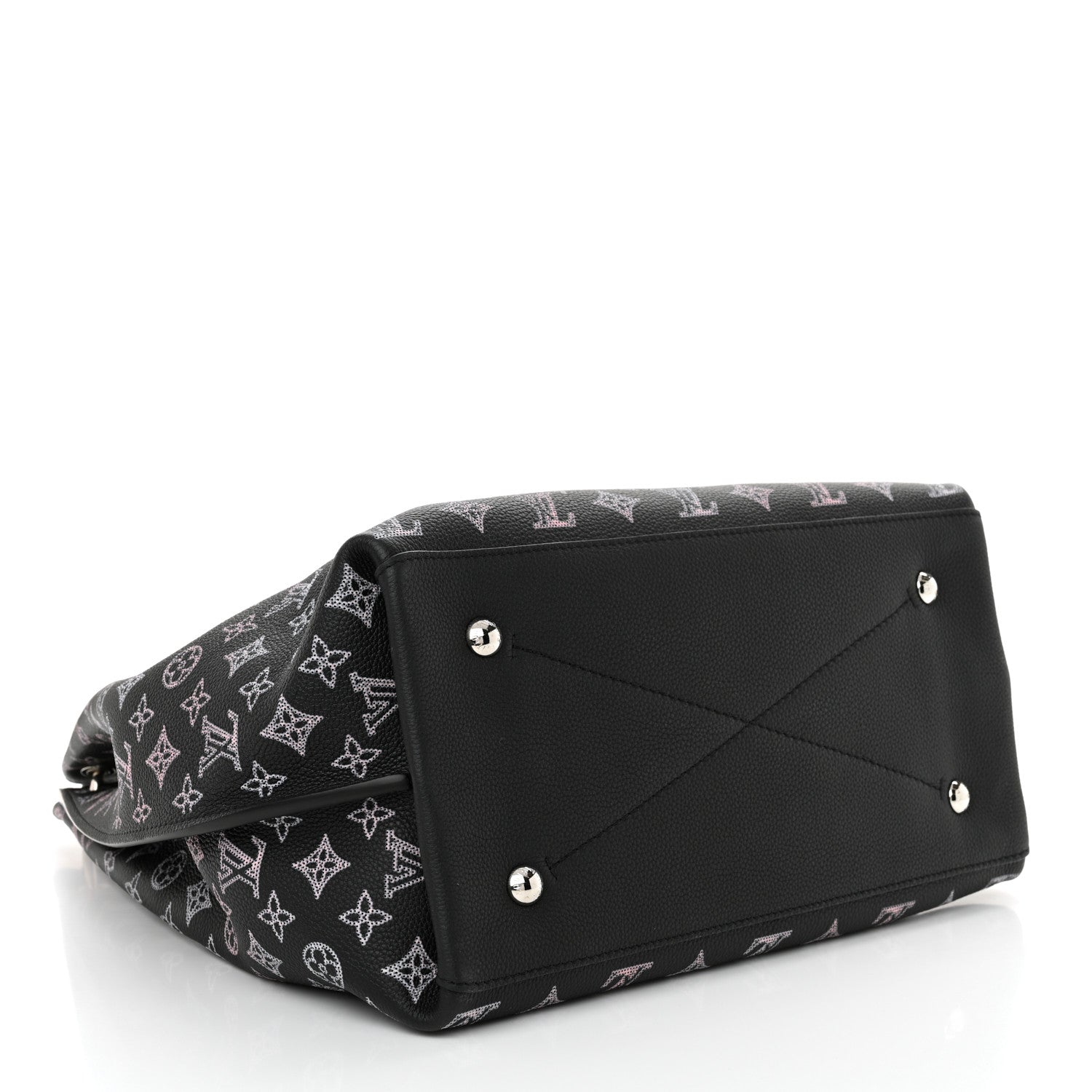Louis Vuitton Mahina Carmel Hobo PM Black 4 of 9