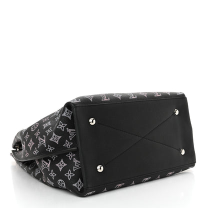 Louis Vuitton Mahina Carmel Hobo PM Black 4 of 9