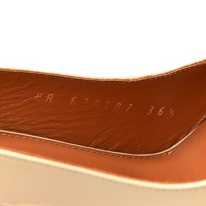 Saint Laurent Calfskin Opyum 110 Slingback Pumps 36.5 Real Beige 8 of 12