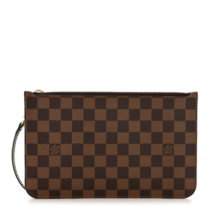 Louis Vuitton Damier Ebene Neverfull MM GM Pochette 1 of 10