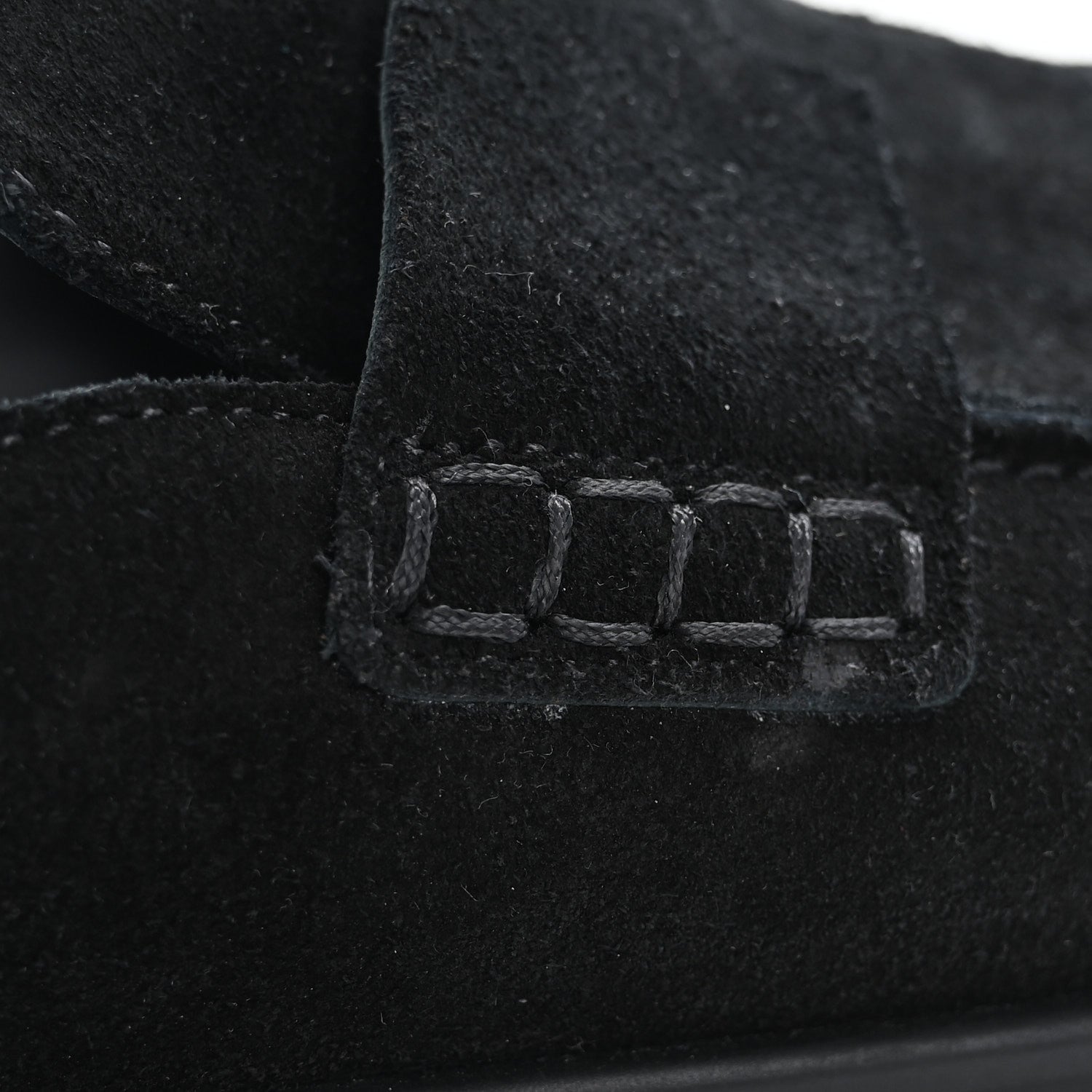 Hermes Suede Calfskin Go Mules 35.5 Black 10 of 13