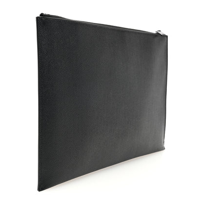 Saint Laurent Grain De Poudre Zipped Tablet Holder Black 3 of 6