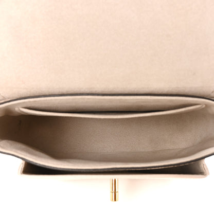 Louis Vuitton Grained Calfskin Lockme Tender Greige 5 of 9