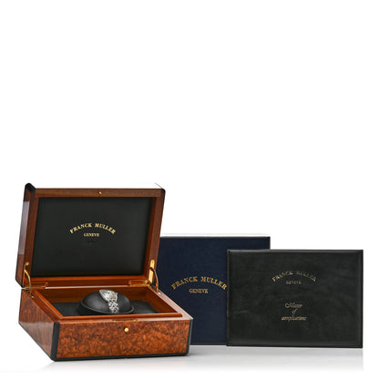 Franck Muller 18K White Gold Diamond 25mm Cintree Curvex Quartz Watch 1752QZD 5 of 5