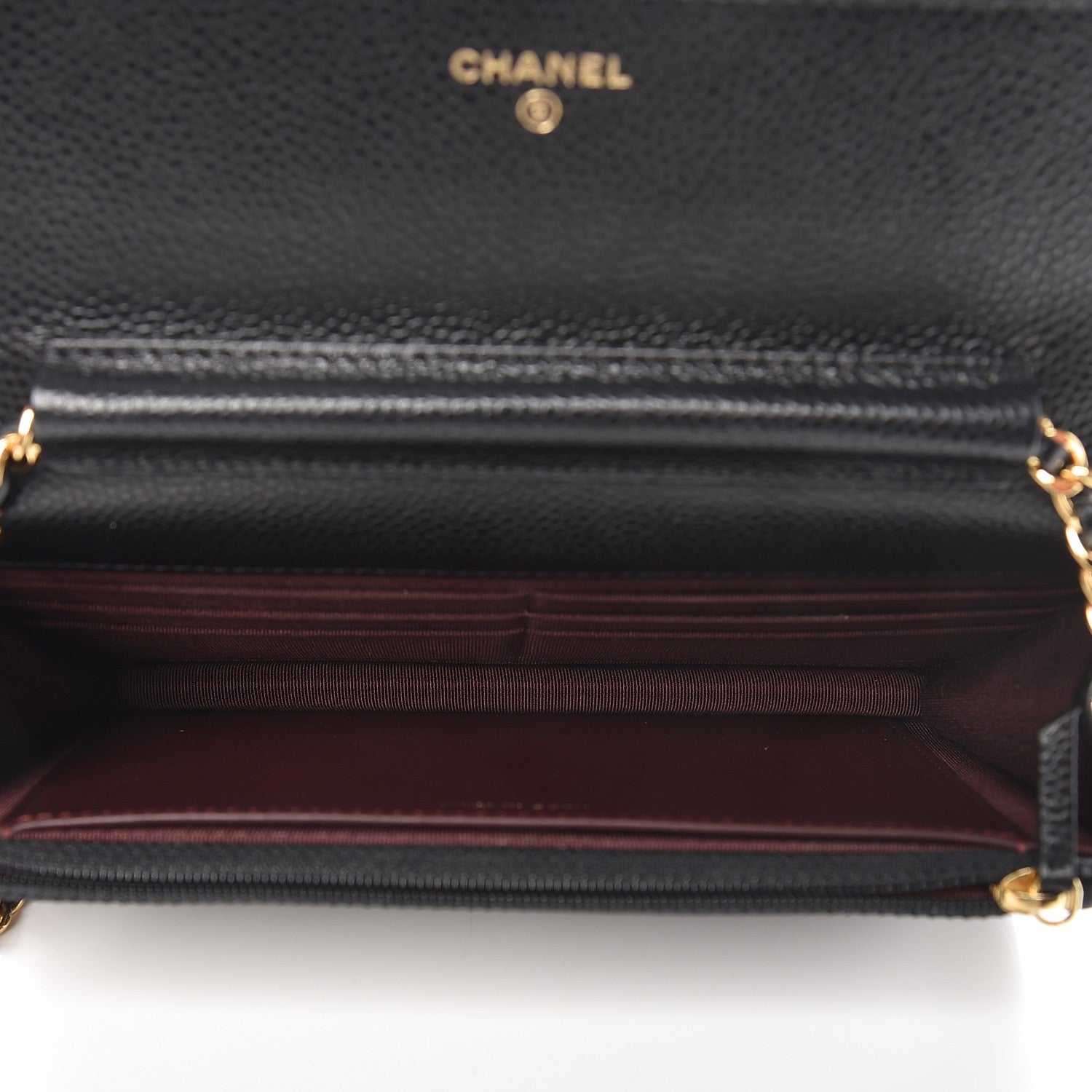 Chanel Caviar Quilted Wallet On Chain WOC Black 5 of 9