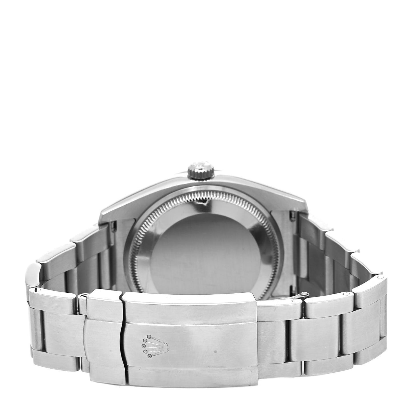 Stainless Steel 18K White Gold 34mm Air-King Oyster Perpetual Watch Pink 114234