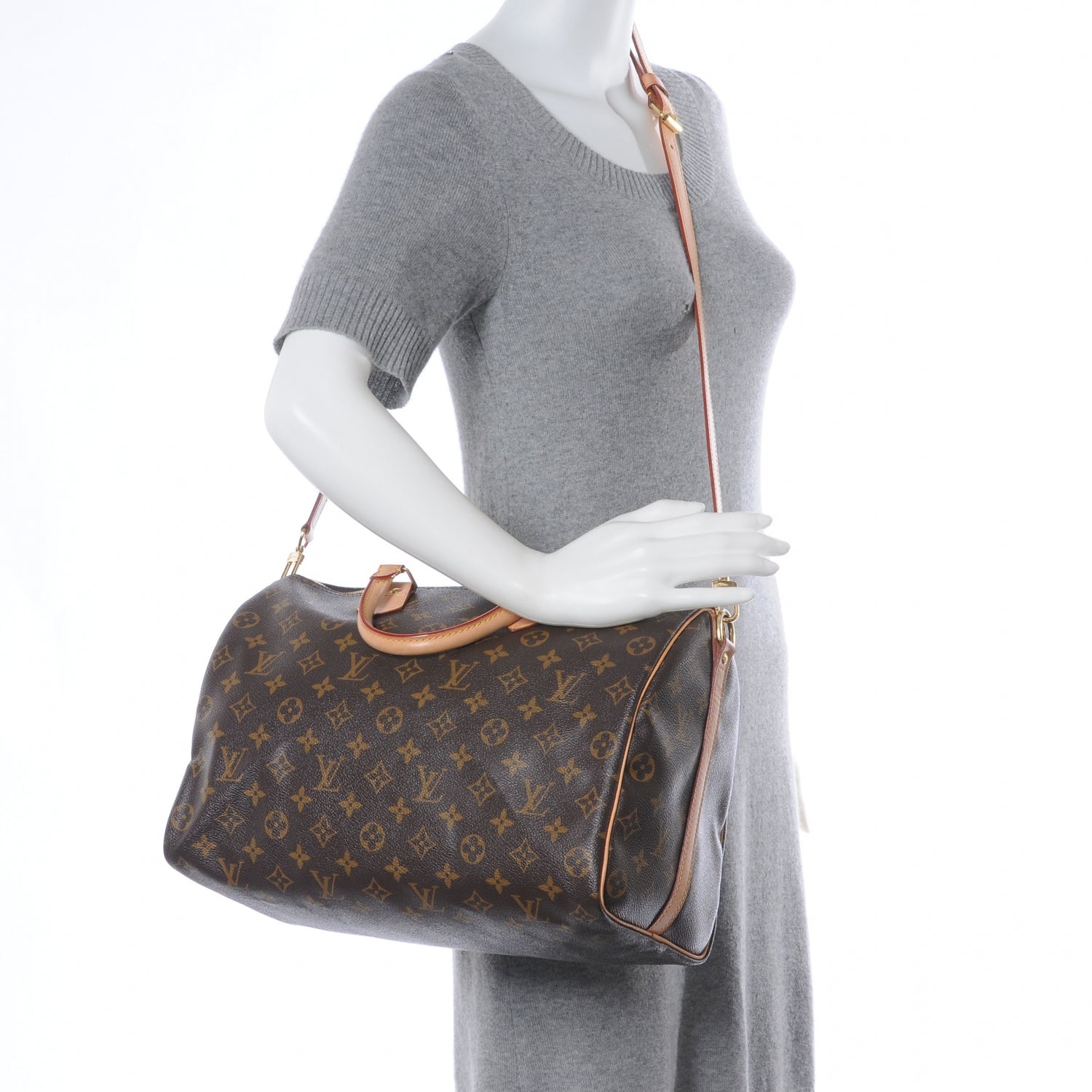Louis Vuitton Monogram Speedy Bandouliere 35 2 of 8