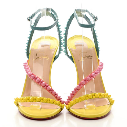 Christian Louboutin Nappa Spikes Mafaldina 100 Sandals 41 Version Multi 2 of 7
