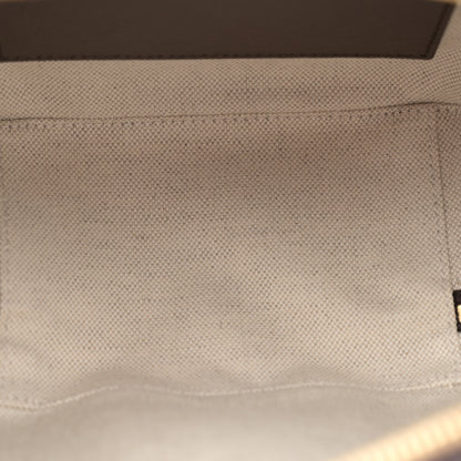Gucci GG Supreme Monogram Textured Dollar Calfskin Mini Ophidia Top Handle Square Shoulder Bag Beige Ebony New Acero 5 of 11