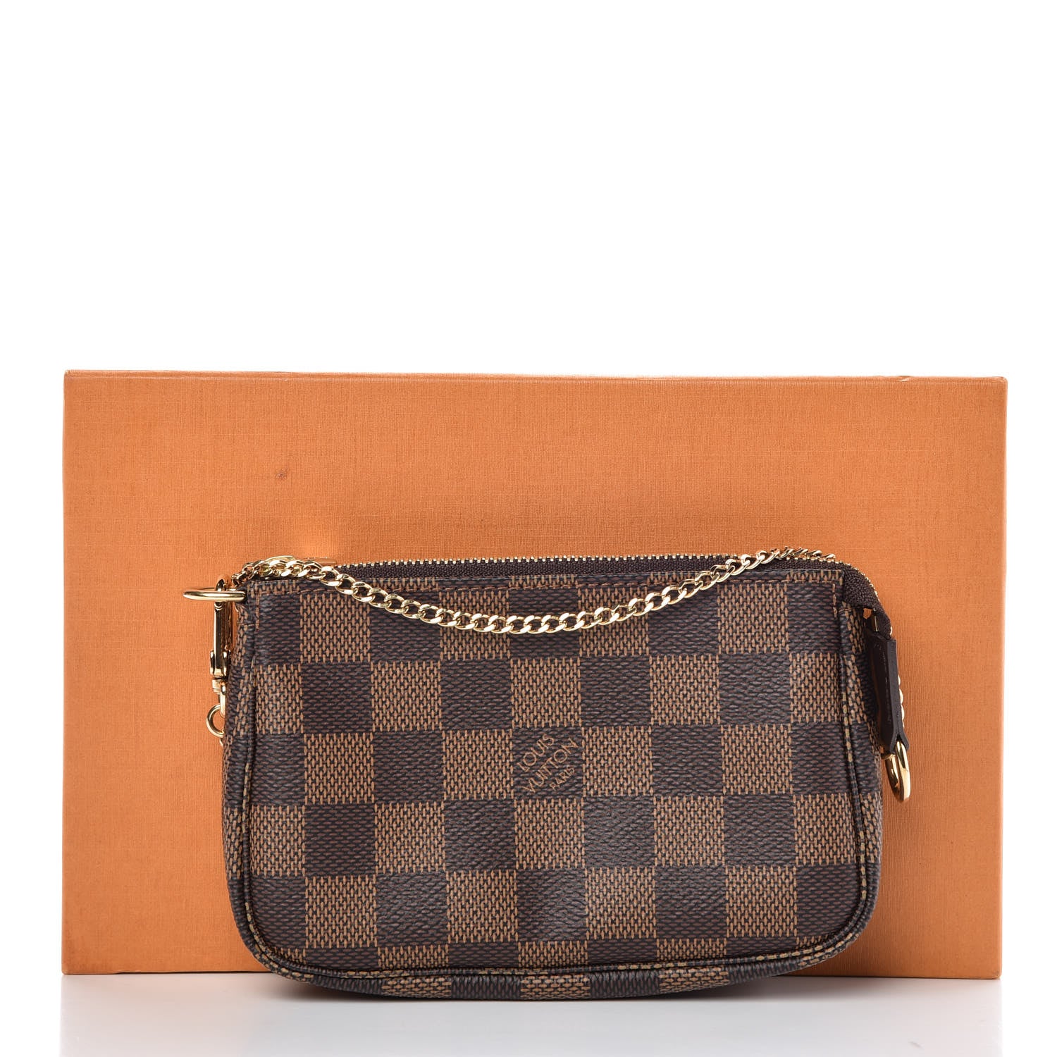 Louis Vuitton Damier Ebene Mini Pochette Accessories 8 of 8