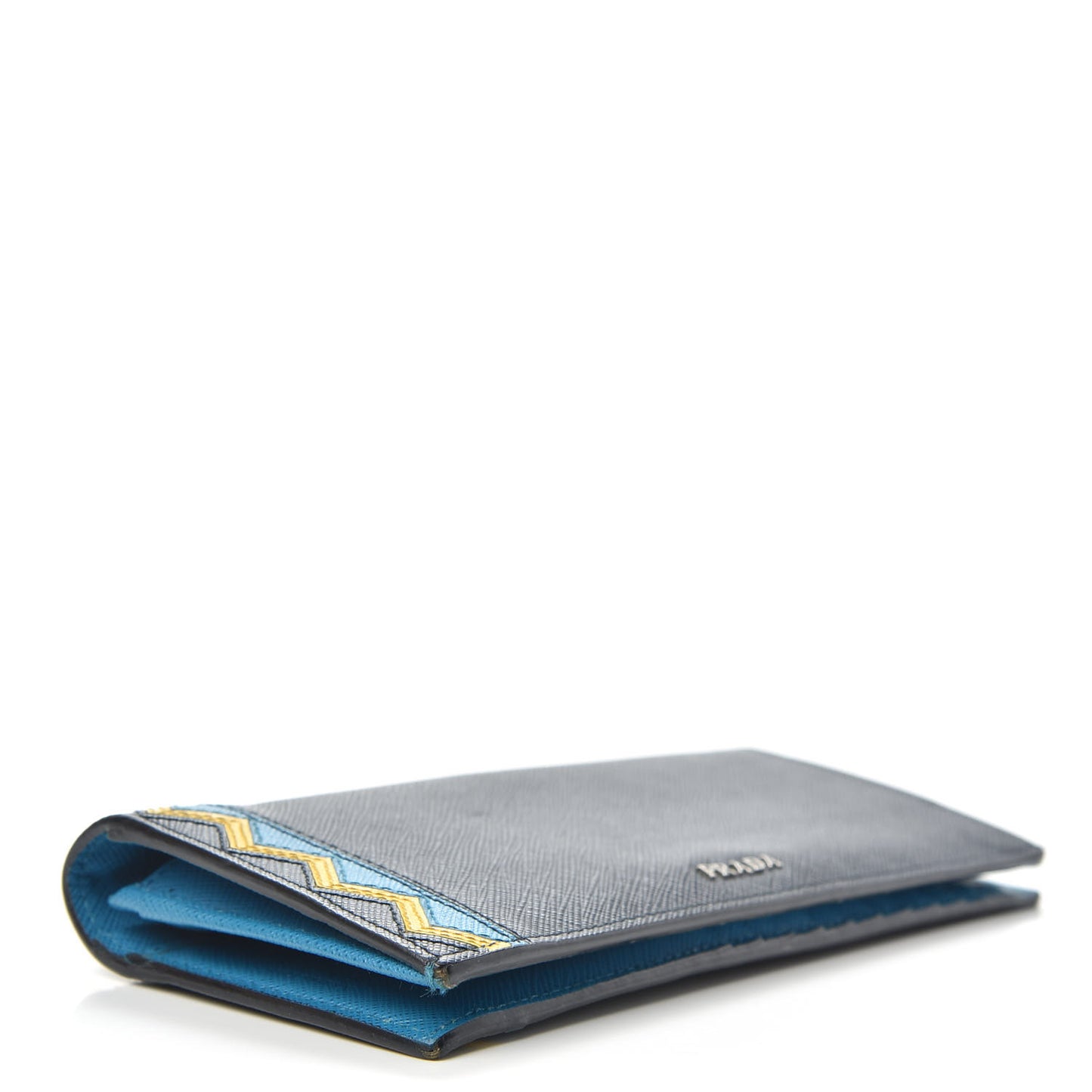 Saffiano Greche Long Wallet Baltico Soleil