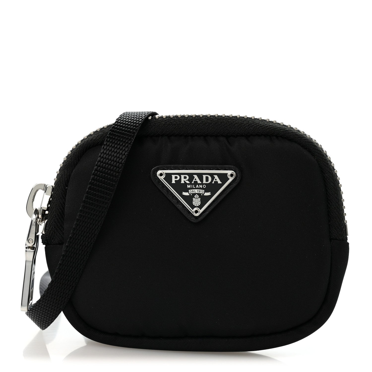Prada Trick Tessuto Nylon Cargo Pouch Black 1 of 11