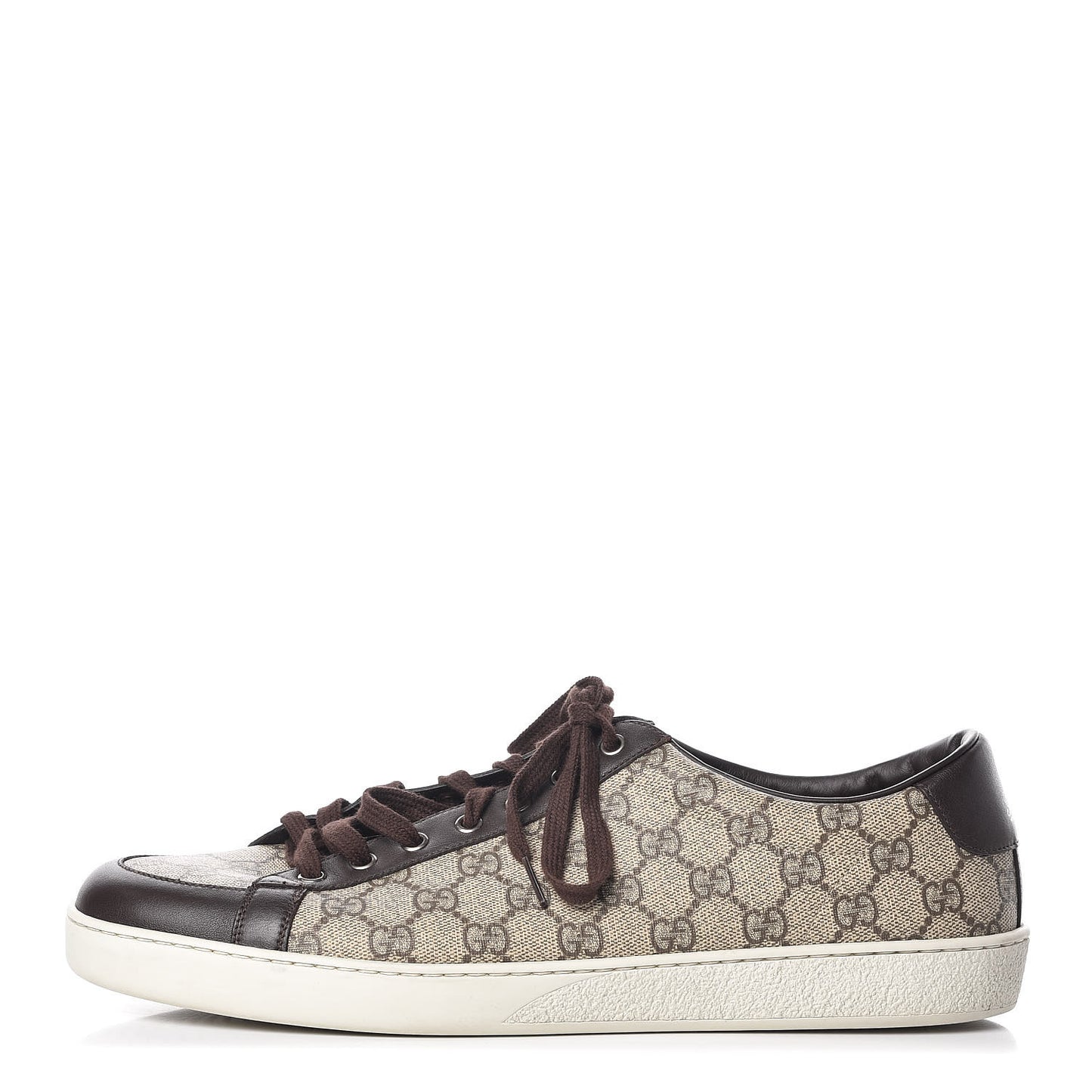 GG Supreme Monogram Mens Tessuto Sneakers 12 Ebony