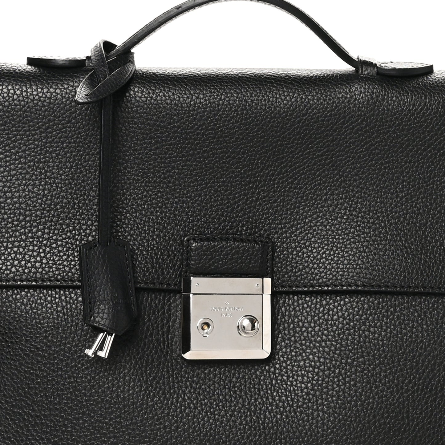 Taurillon Serviette Dorain Briefcase Black
