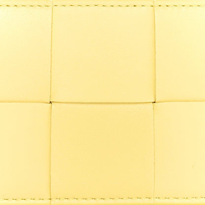 Bottega Veneta Nappa Intreccio Cassette Credit Card Holder Sherbert 7 of 8