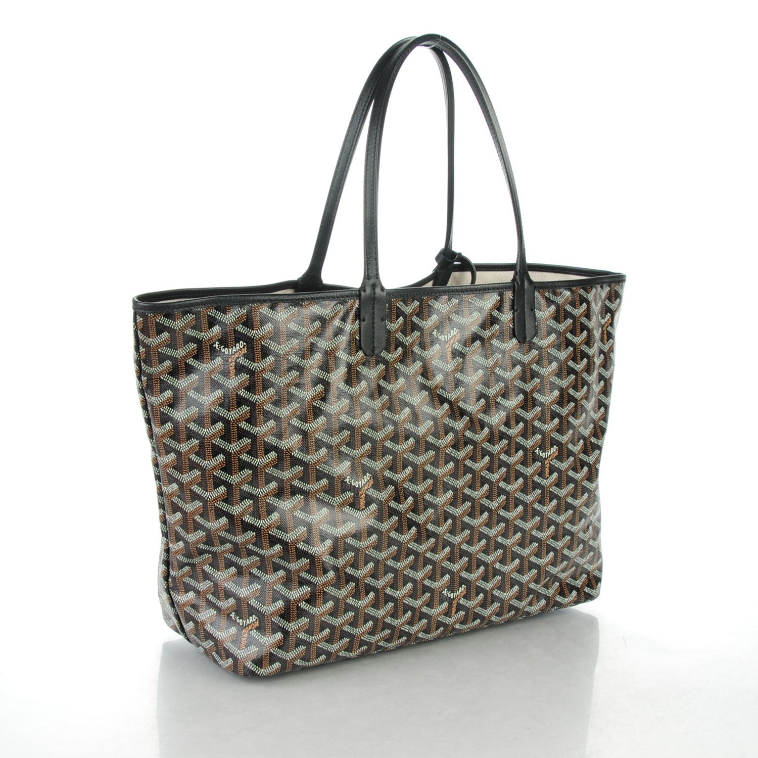 Goyard Goyardine Saint Louis PM Black 3 of 9