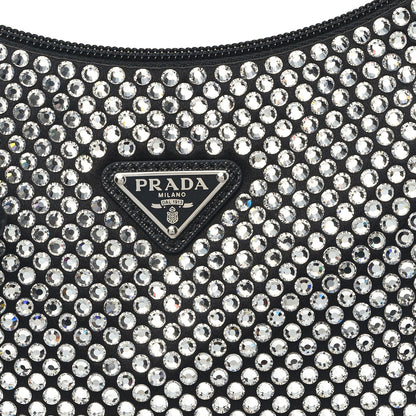 Prada Satin Crystal Mini Re-Edition 2000 Bag Cristal 7 of 10