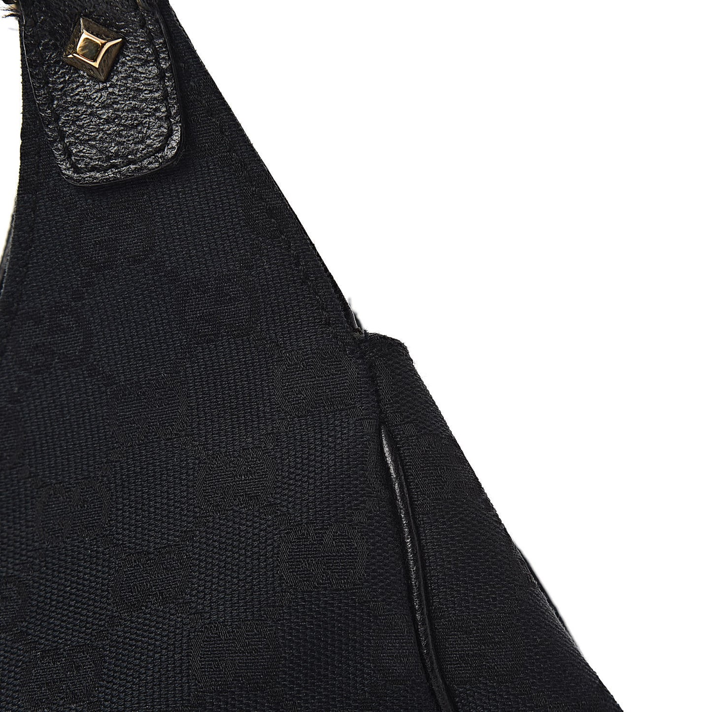 Monogram Calfskin Large Bardot Tote Black