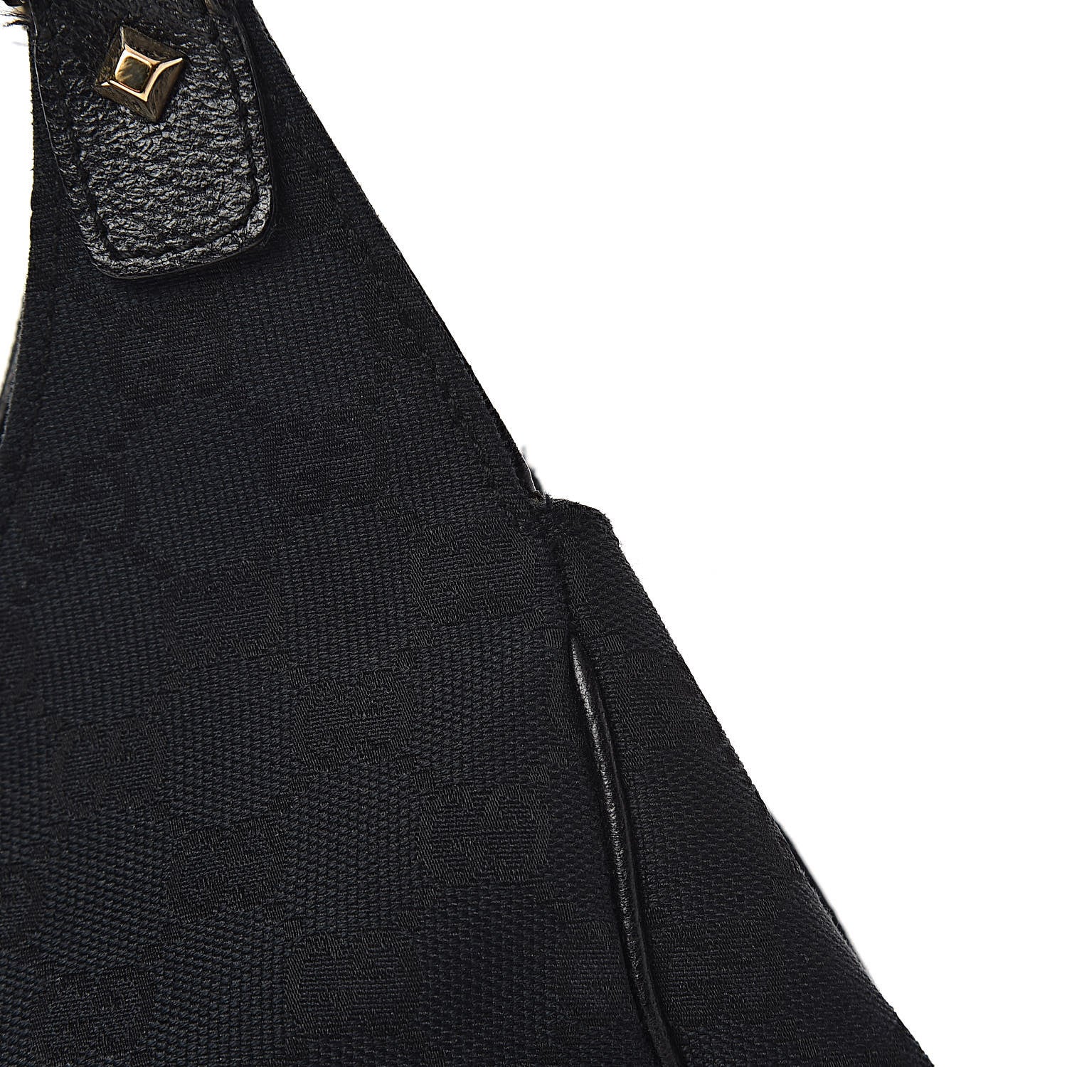 Gucci Monogram Calfskin Large Bardot Tote Black 13 of 24