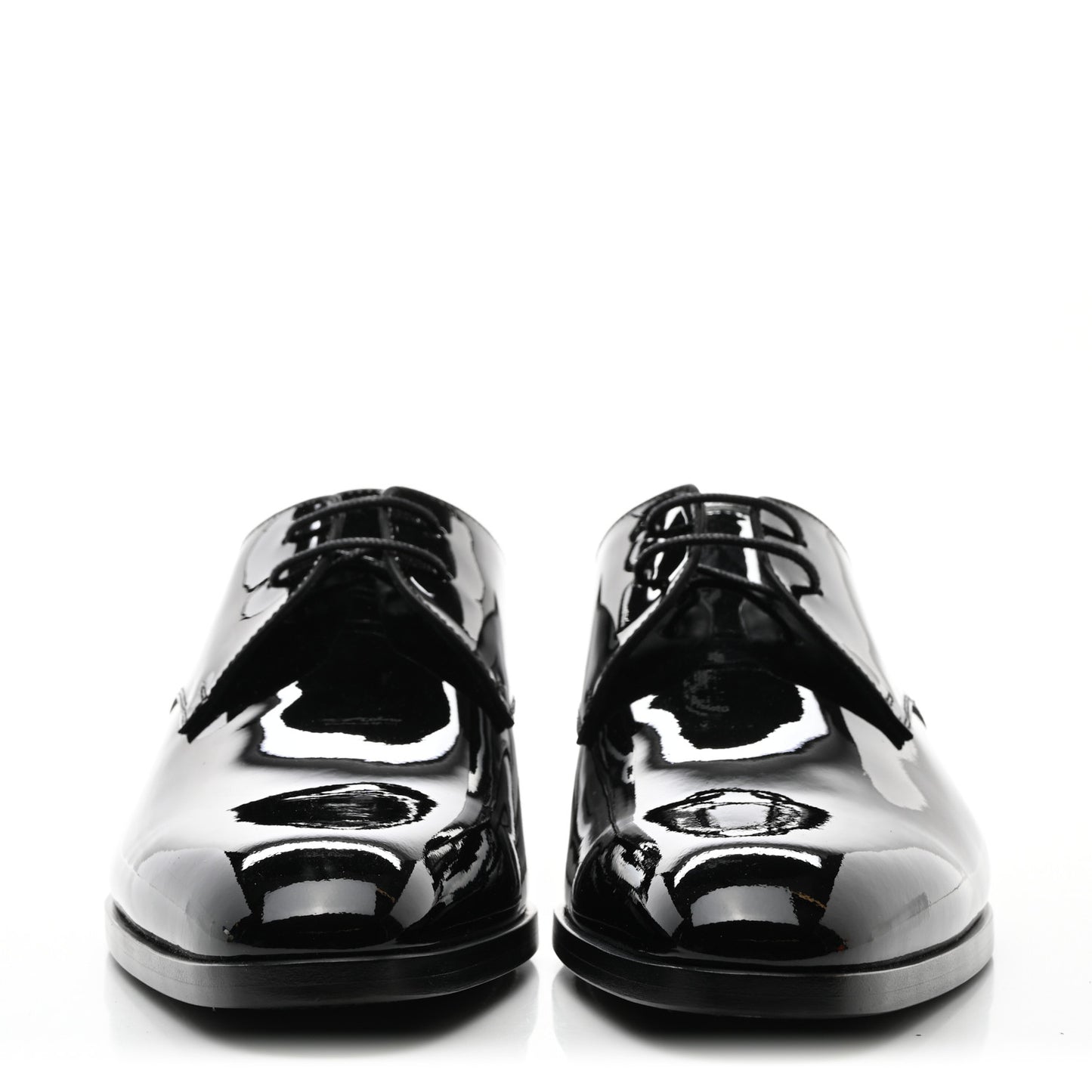 Patent Baltimora Lace Up Derby Shoes 39 Black
