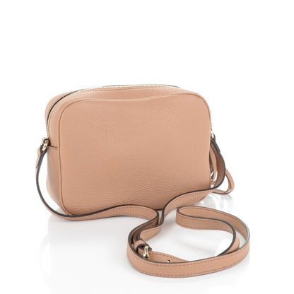 Gucci Pebbled Calfskin Small Soho Disco Bag Rose Beige 3 of 7