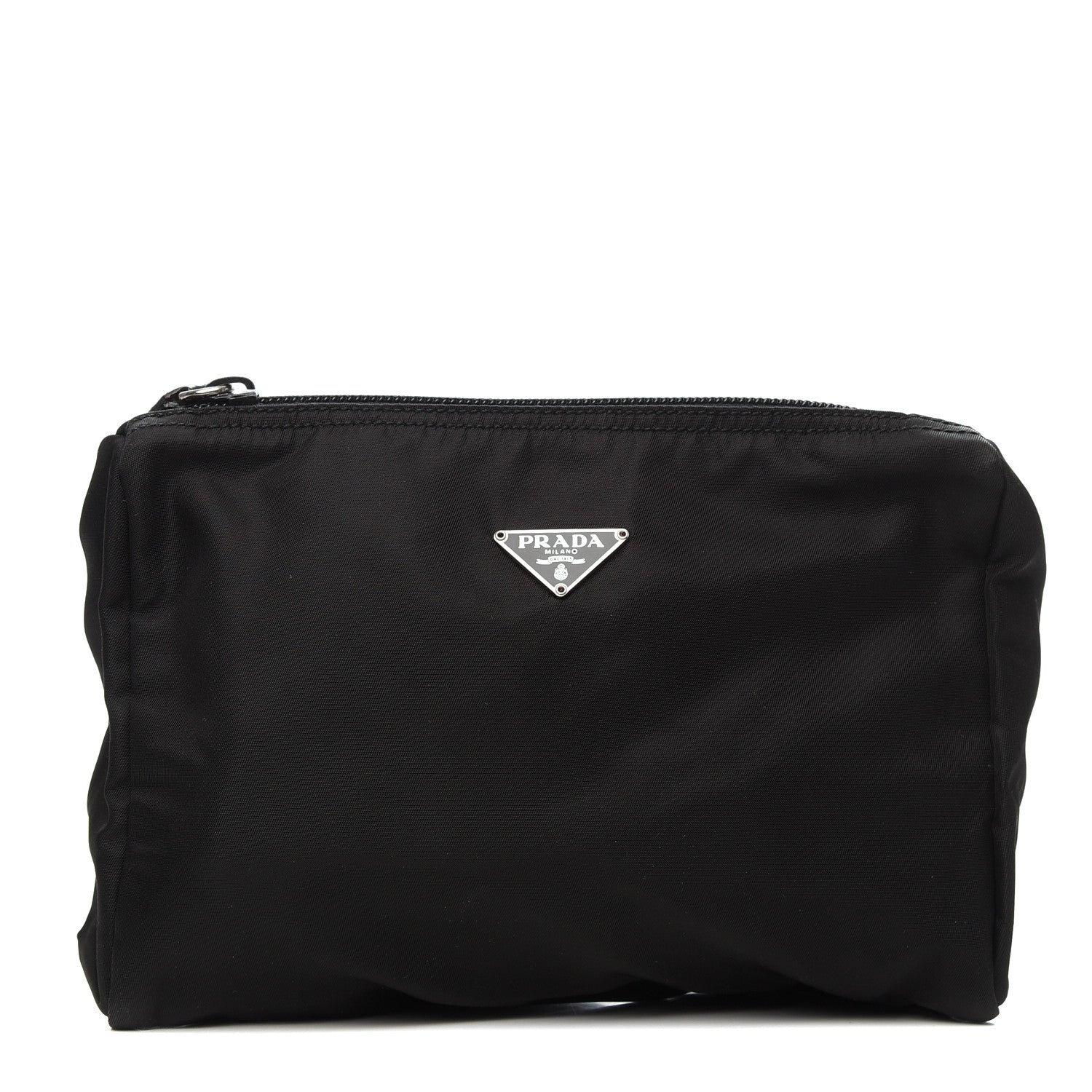 Prada Nylon Vela Cosmetic Pouch Black 1 of 6