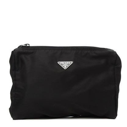 Prada Nylon Vela Cosmetic Pouch Black 1 of 6