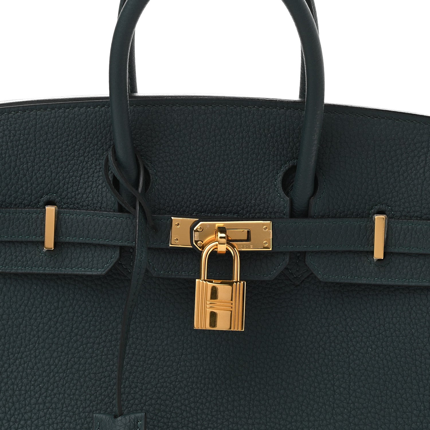 Hermes Togo Birkin 25 Vert Cypress 11 of 11