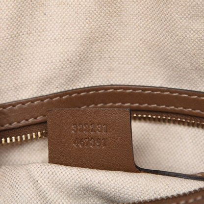 Gucci GG Supreme Monogram Calfskin Medium Nice Boston New Mystic White Beige Brown 8 of 8