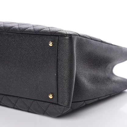 Chanel Caviar Quilted XL Grand Shopping Tote GST Black 10 of 13
